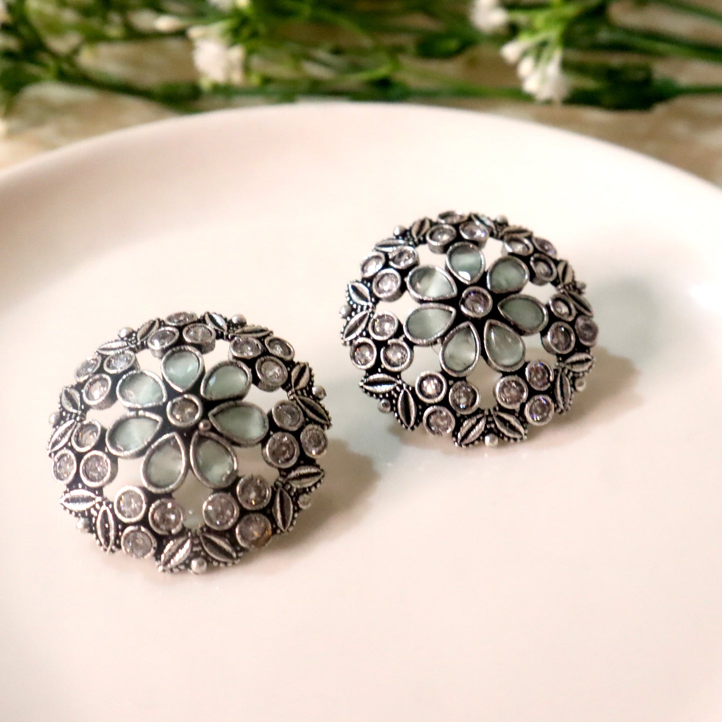 Noori Studs- Mint